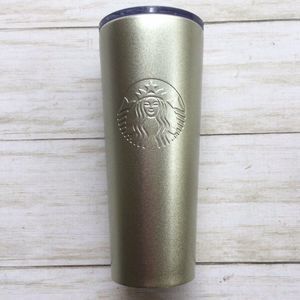 - Starbucks Metallic Champagne Gold Frosted Stainles